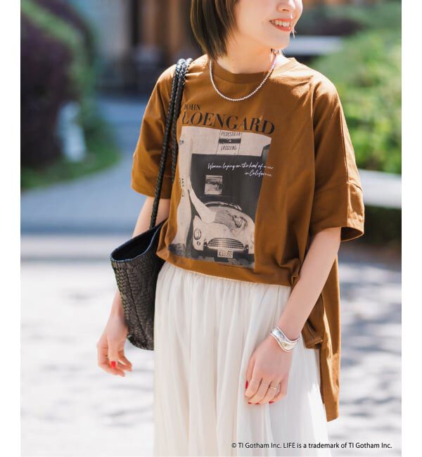 Spick and Span「《WEB限定/追加》GOOD ROCK SPEED / グッドロックスピード フォトドルマンTシャツ」|Tシャツ・カットソー|