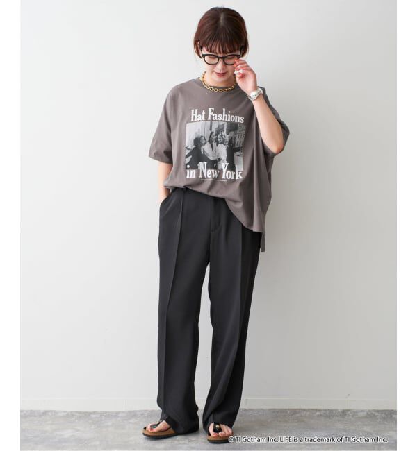 Spick and Span「《WEB限定/追加》GOOD ROCK SPEED / グッドロックスピード フォトドルマンTシャツ」|Tシャツ・カットソー|