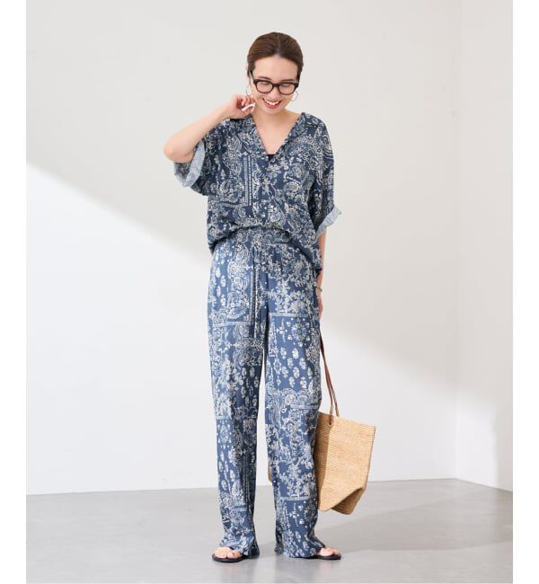 FRAMeWORK「COUTURE D`ADAM/クチュールドアダム bandana print パンツ」|スラックス|