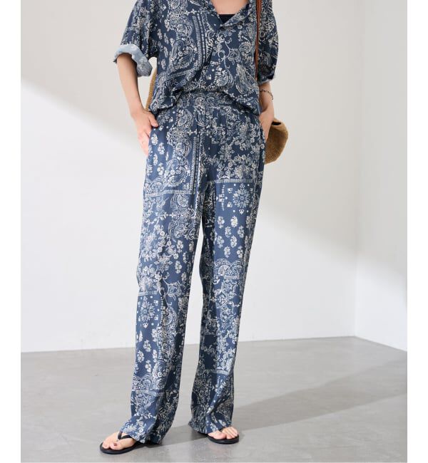FRAMeWORK「COUTURE D`ADAM/クチュールドアダム bandana print パンツ」|スラックス|