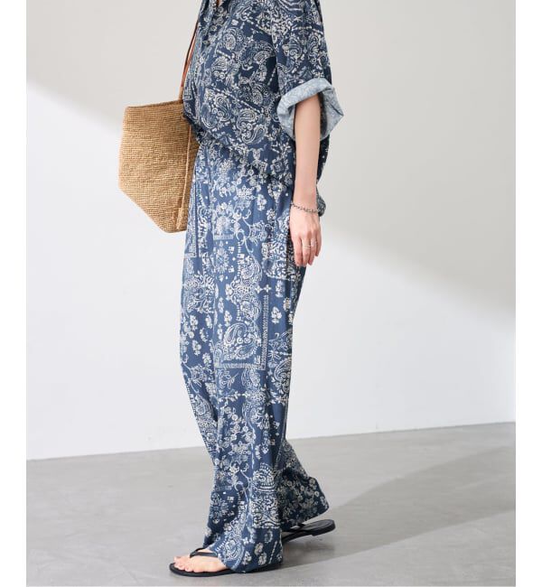 FRAMeWORK「COUTURE D`ADAM/クチュールドアダム bandana print パンツ」|スラックス|