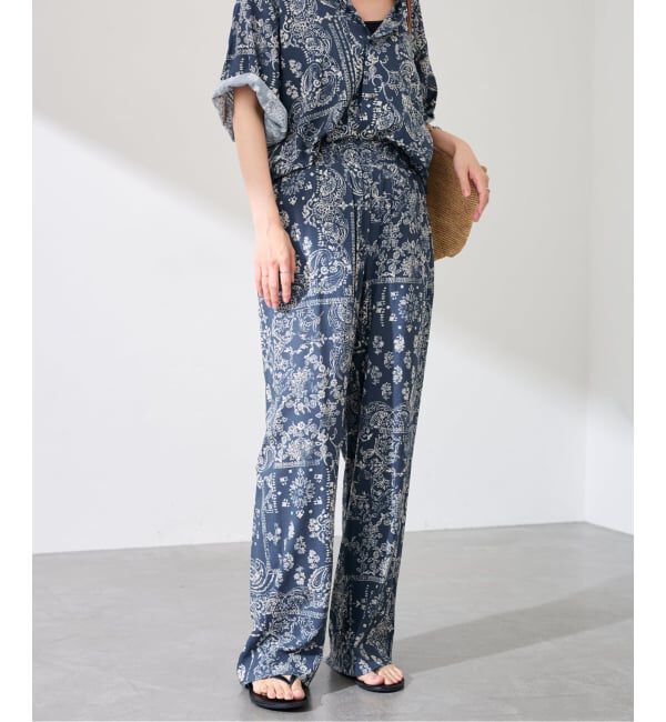 FRAMeWORK「COUTURE D`ADAM/クチュールドアダム bandana print パンツ」|スラックス|