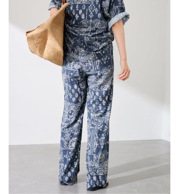FRAMeWORK「COUTURE D`ADAM/クチュールドアダム bandana print パンツ」|スラックス|