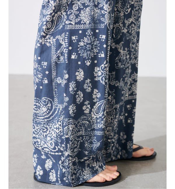 FRAMeWORK「COUTURE D`ADAM/クチュールドアダム bandana print パンツ」|スラックス|
