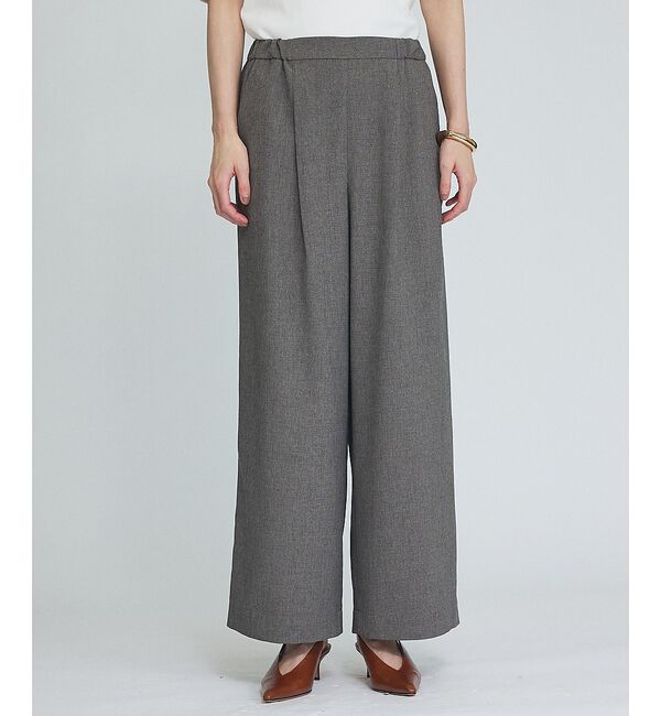 qualite「【セットアップ対応】ウールライクワイドパンツ【予約】」|その他|