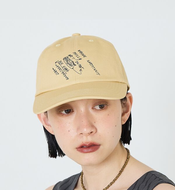 NOMINE「【LY】Letter cap　レトロ 刺繍 ロゴ キャップ」|その他|