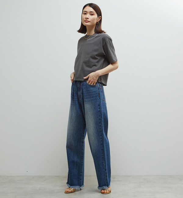 Soffitto「製品染コンパクトロゴ入りTシャツ」|Tシャツ・カットソー|