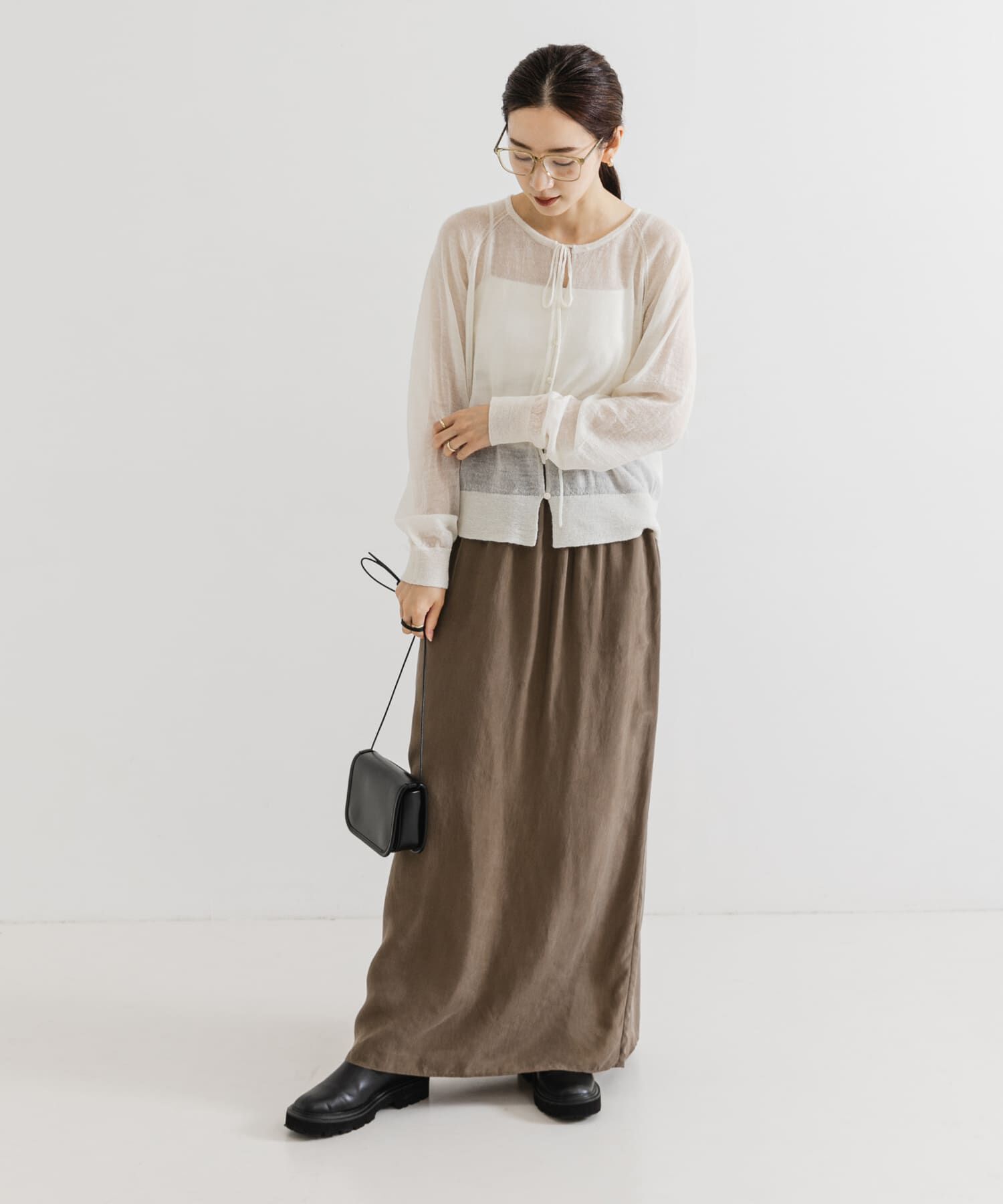 URBAN RESEARCH「ヘアリーショートカーディガン」|カーディガン|