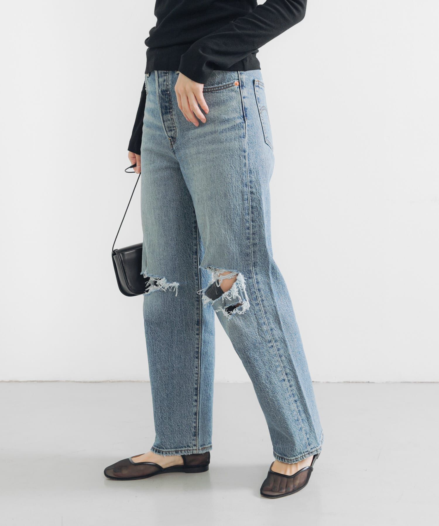 URBAN RESEARCH「Levi&rsquo;s　Exclusive RIBCAGE STRAIGHT ANKLE」|デニム|