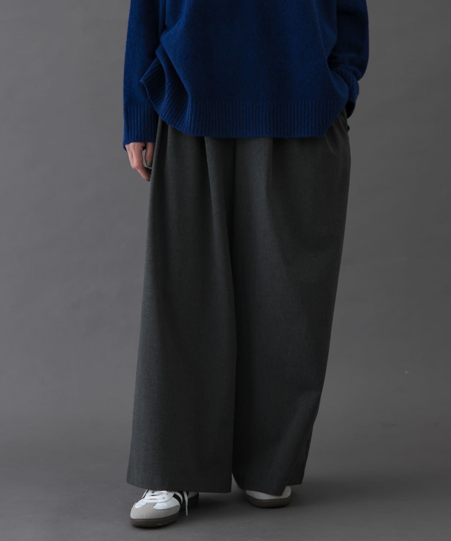 URBAN RESEARCH DOORS「FORK&SPOON　ウールライクツータックワイドパンツ」|その他|