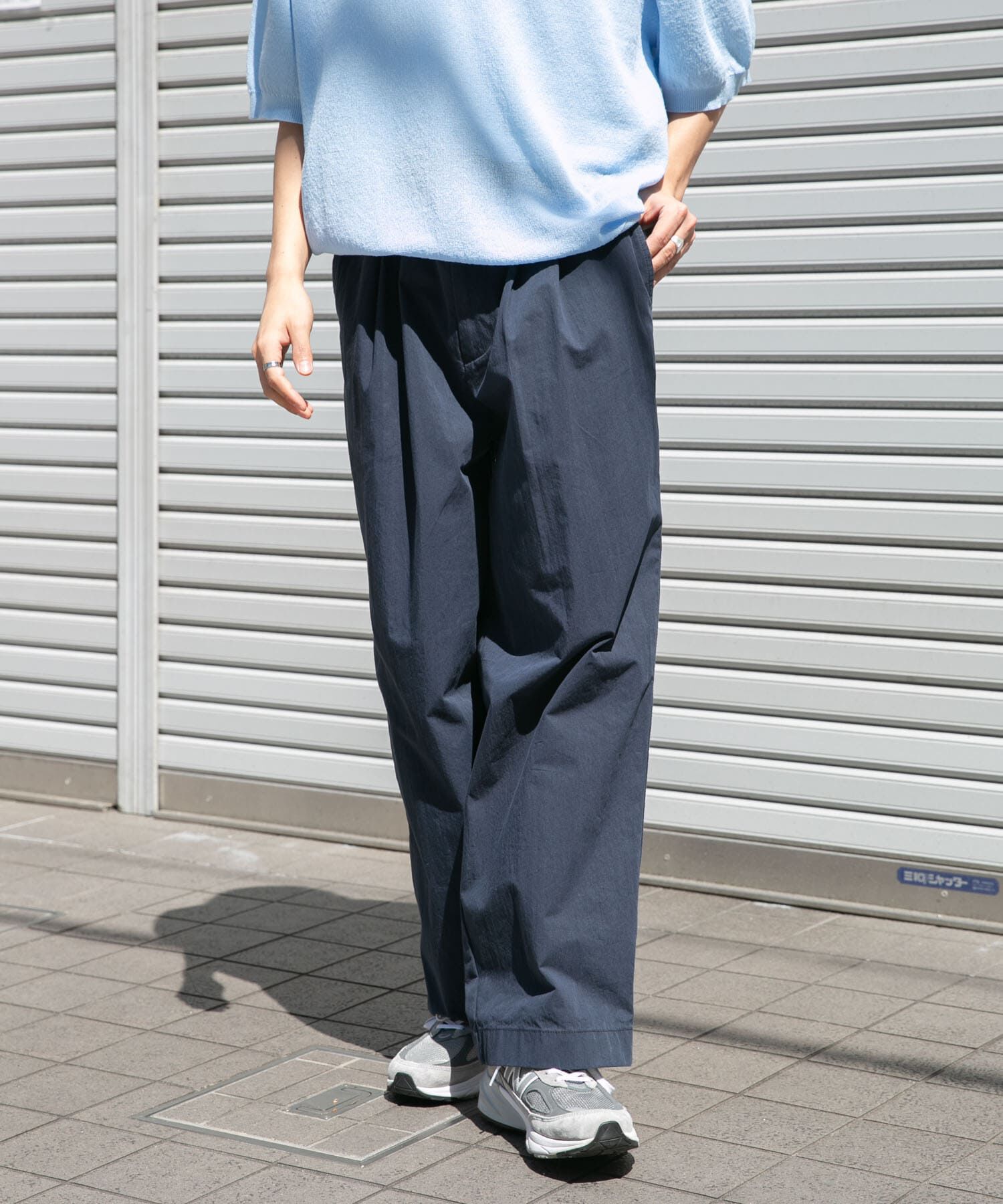 URBAN RESEARCH DOORS「FORK&SPOON 　クリンクルワイドパンツ」|その他|