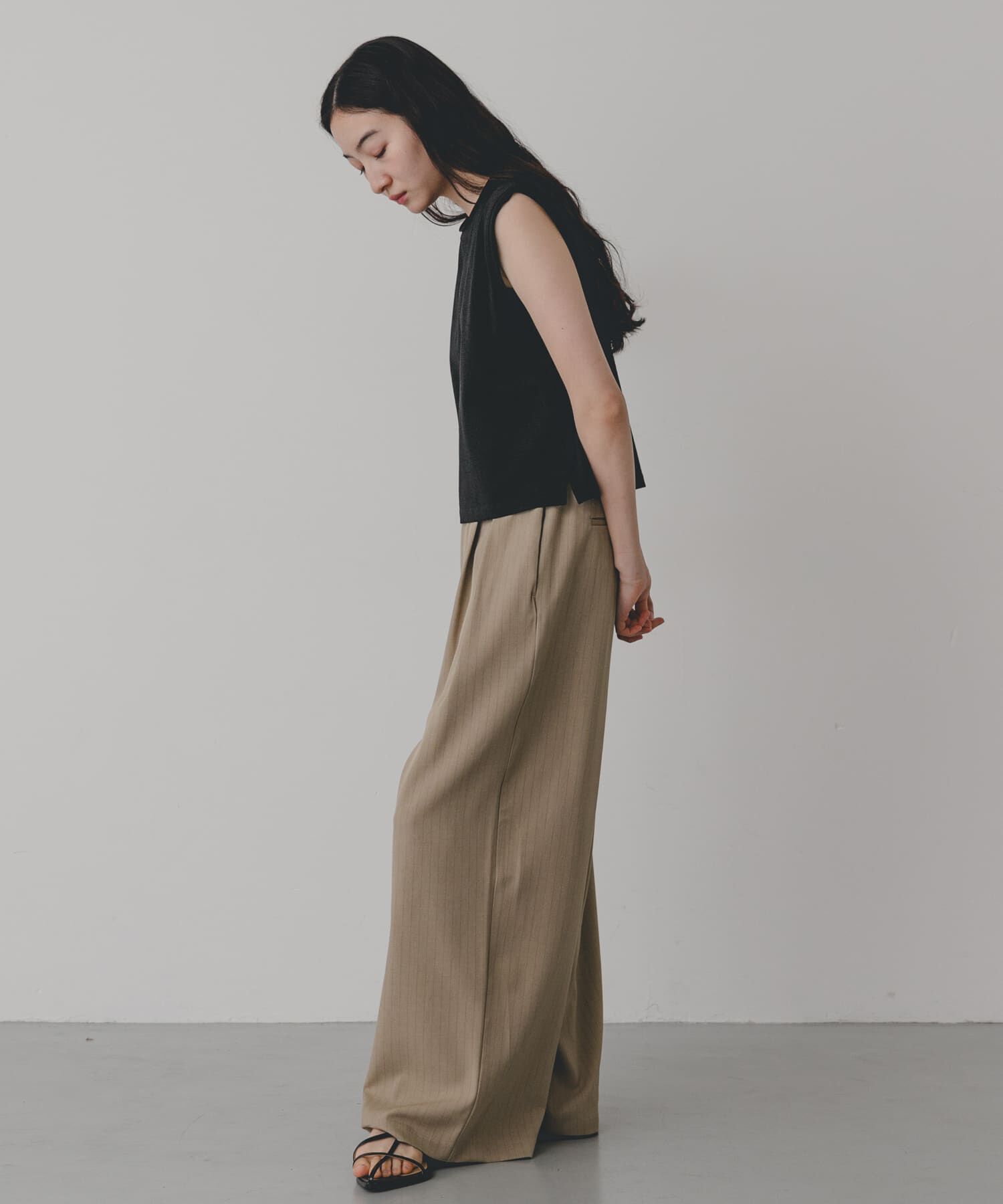 SENSE OF PLACE by URBAN RESEARCH「『汗ジミ防止』SKINProofノースリーブロールTシャツ」|タンクトップ|