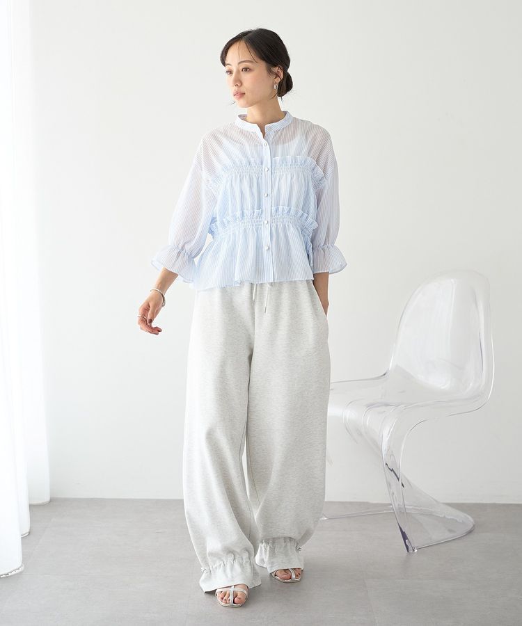 earth music&ecology「【接触冷感】裾ドロストスウェットパンツ」|その他|