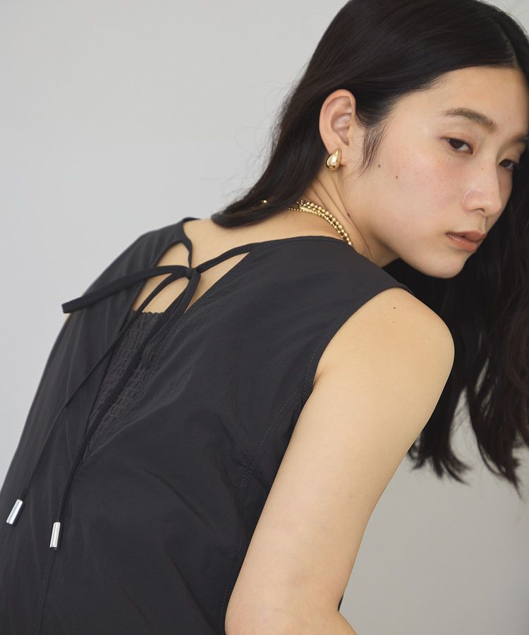 AMERICAN HOLIC「【2点セット】ナイロンAラインワンピース+キャミソール」|ワンピース|
