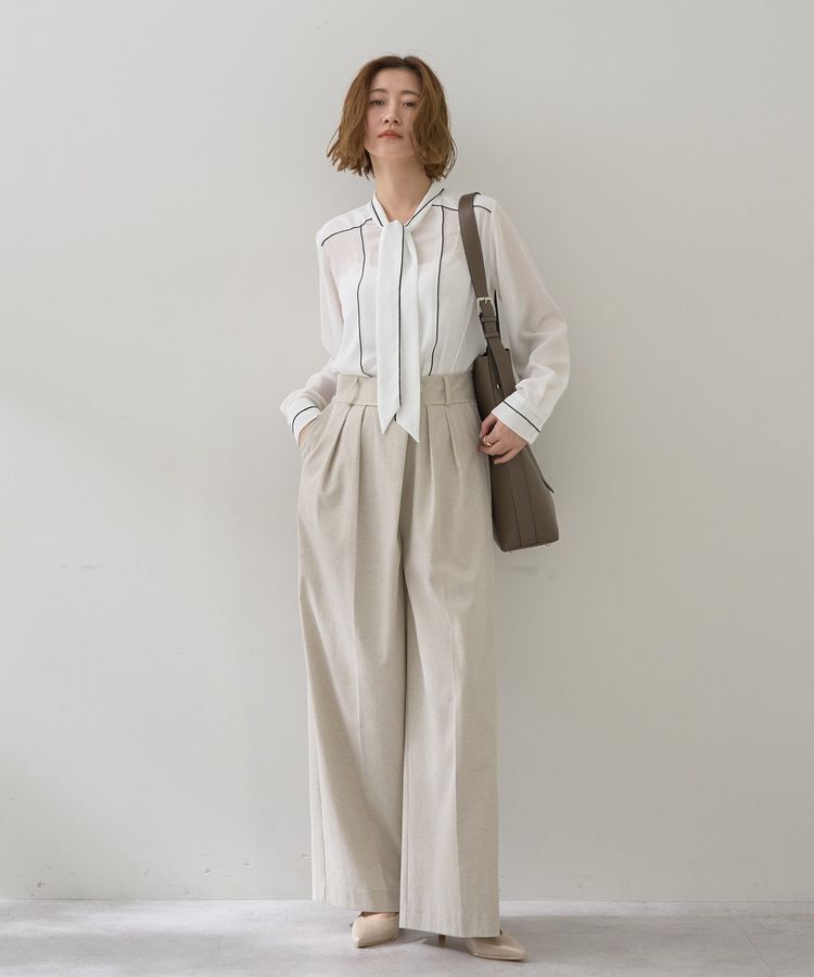 YECCA VECCA「メタルホックワイドパンツ」|その他|