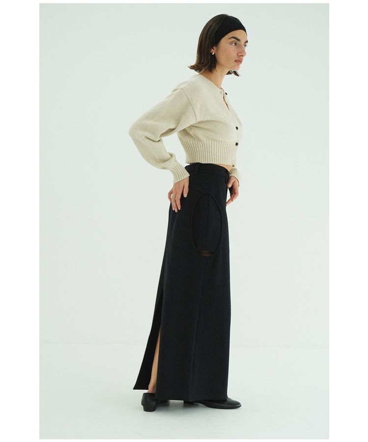 GARAGE OF GOOD CLOTHING「【CLANE】CIRCLE CUT SWEAT SKIRT」|タイト|