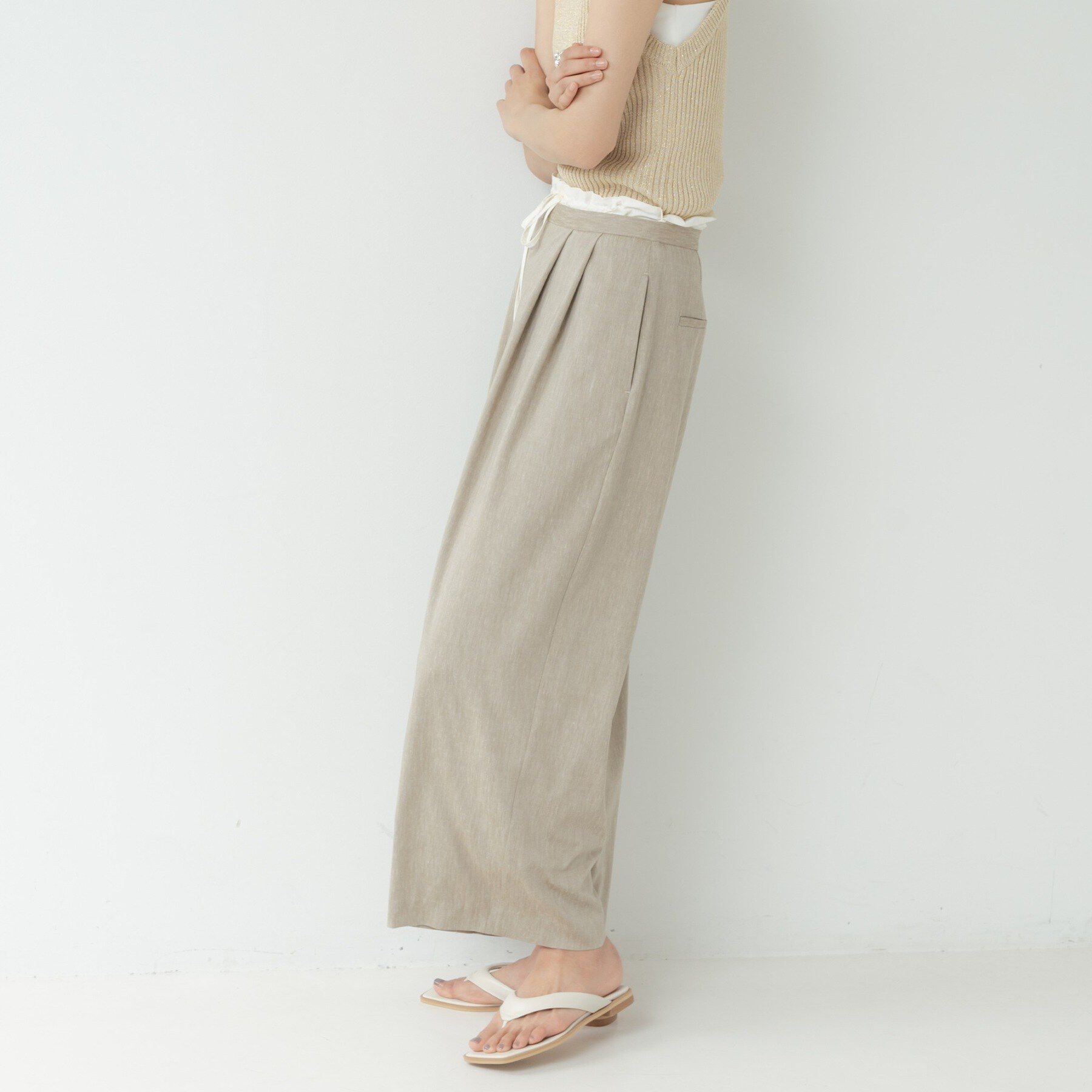 GALLEST「イージーリネンタックパンツ」|その他|