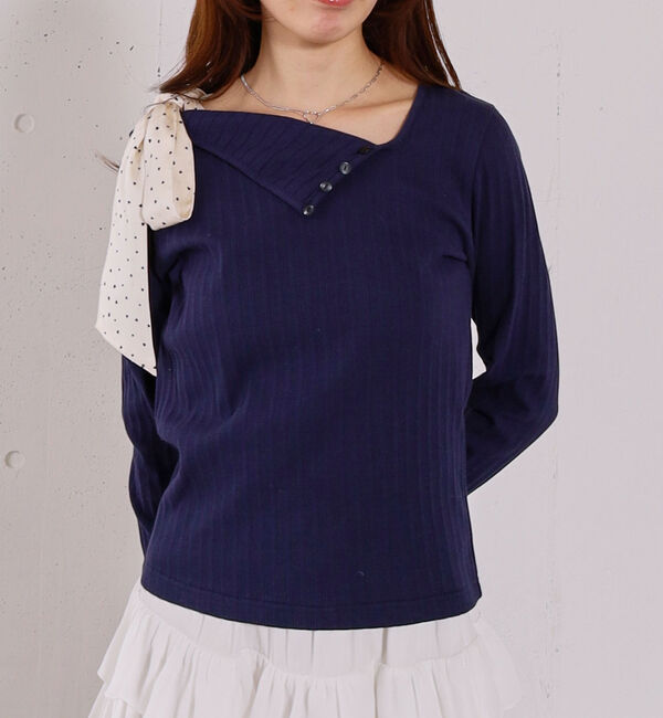archives「肩リボンワンショルカットＴＯＰＳ」|Tシャツ・カットソー|