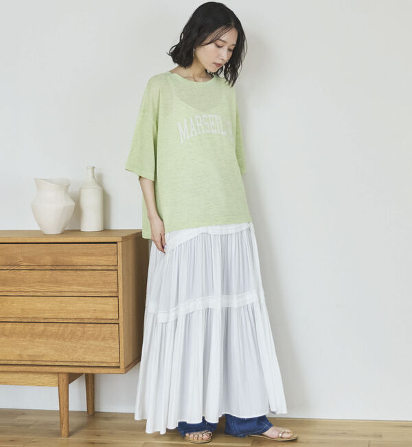 Doux archives「シアーロゴプルオーバー」|Tシャツ・カットソー|