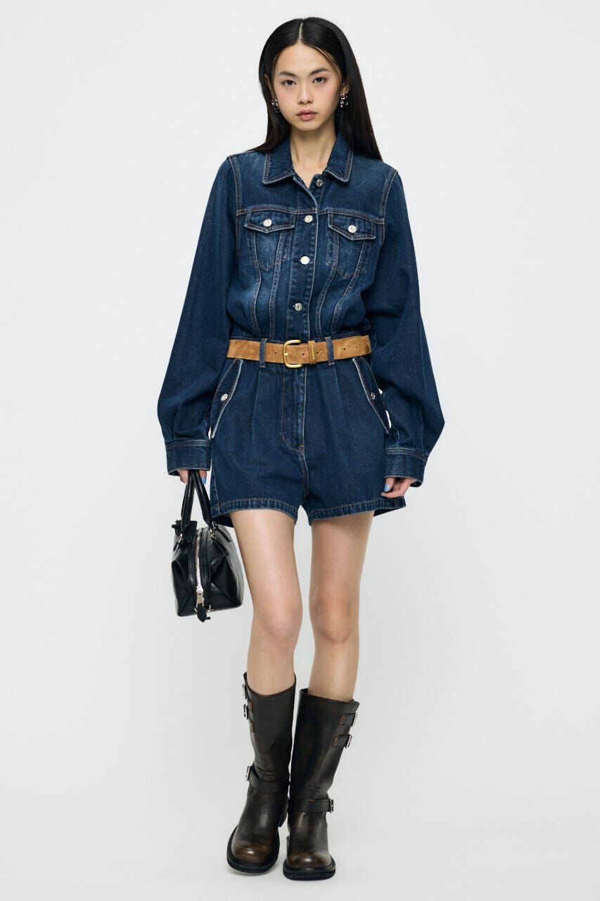 DENIM SHORT ジャンプスーツ（MOUSSY）｜ルミネのファッション通販