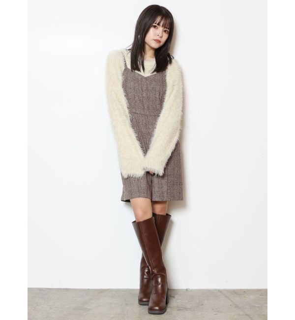 MURUA「リングストラップキャミロンパース」|オールインワン|
