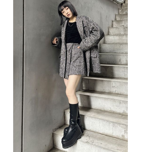 MURUA「ツイードキュロット」|スカート|