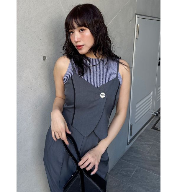 MURUA「セパレートライクジャンパースカート」|ジャンパースカート|