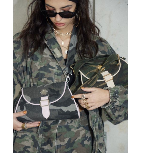 EVRIS「カモフラパイピイングショルダーBAG」|ショルダー・メッセンジャー|