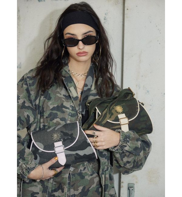 EVRIS「カモフラパイピイングショルダーBAG」|ショルダー・メッセンジャー|