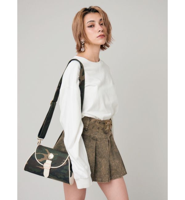 EVRIS「カモフラパイピイングショルダーBAG」|ショルダー・メッセンジャー|