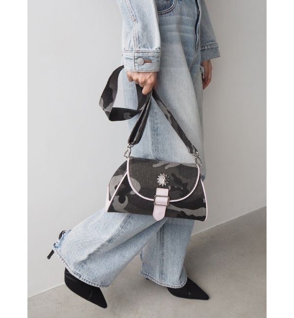 EVRIS「カモフラパイピイングショルダーBAG」|ショルダー・メッセンジャー|
