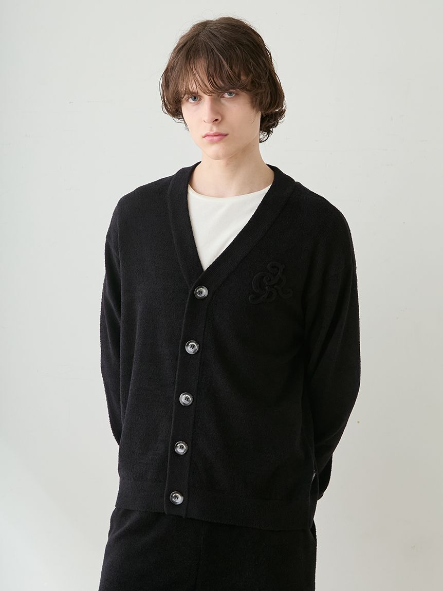 GELATO PIQUE HOMME「【JOEL ROBUCHON】【HOMME】【接触冷感】スムーズィーliteクールワンポイント刺繍カーディガン」|カーディガン|