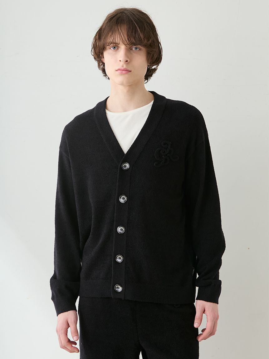 GELATO PIQUE HOMME「【JOEL ROBUCHON】【HOMME】【接触冷感】スムーズィーliteクールワンポイント刺繍カーディガン」|カーディガン|