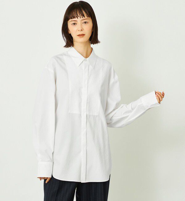 MACKINTOSH PHILOSOPHY「GREY LABEL ブザムシャツ」|シャツ・ブラウス|オフホワイト