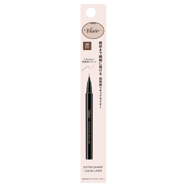 Visee「ヴィセ エクストラシャープ リキッドライナー BR311 ブラウンブラック 無香料 (0.4mL)」|アイライナー|