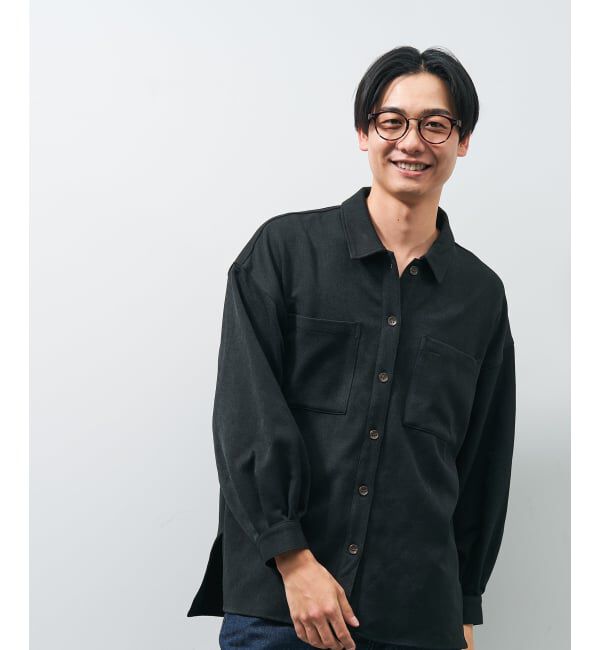  「ボストン型 メガネ | 中顔面短縮みえメガネ レザー調 ラバーテンプル 伊達メガネ CLASSIC レンズ交換券付」|メガネ|