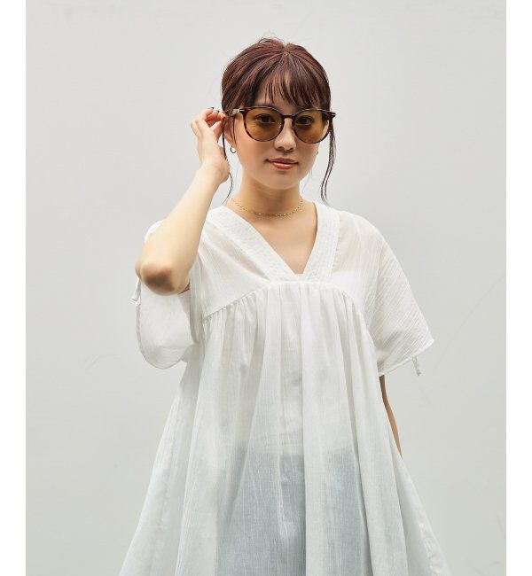  「SUNCUTGlasses/UV100%CUT サングラス｜ラバーテンプル｜ズレ落ち防止｜カラーレンズ｜紫外線対策 UVカット」|サングラス|