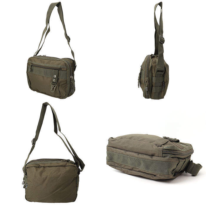 BACKYARD FAMILY「molle システム ショルダーバッグ 通販 ショルダーバック 斜めがけバッグ メンズ 大容量」|ショルダー・メッセンジャー|