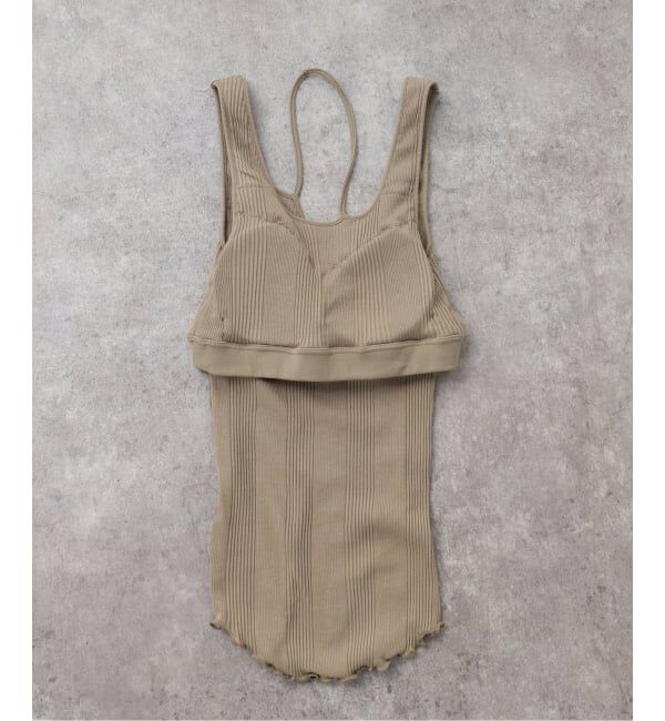 IENA LA BOUCLE「HAKUJI/ハクジ RANDOM RIB ASYM BRA  H232590」|Tシャツ・カットソー|