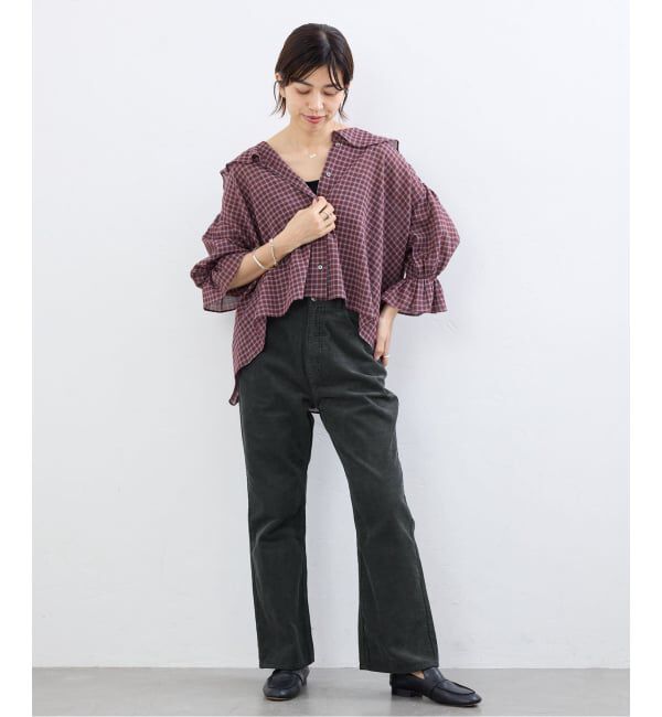 IENA「《予約》BLACK サマーコールパンツ」|その他|