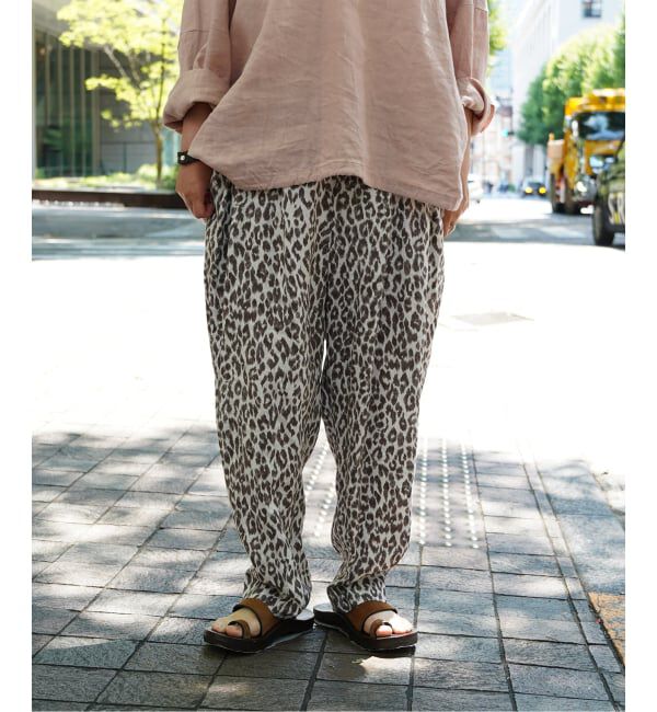 journal standard luxe「レオパリネン タックイージーパンツ」|その他|