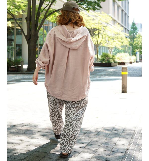 journal standard luxe「レオパリネン タックイージーパンツ」|その他|