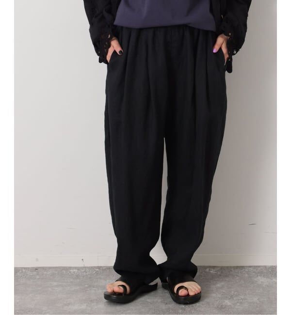 journal standard luxe「レオパリネン タックイージーパンツ」|その他|
