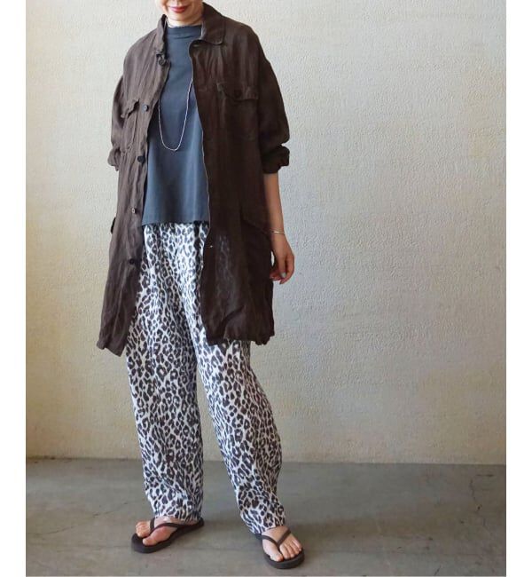 journal standard luxe「レオパリネン タックイージーパンツ」|その他|