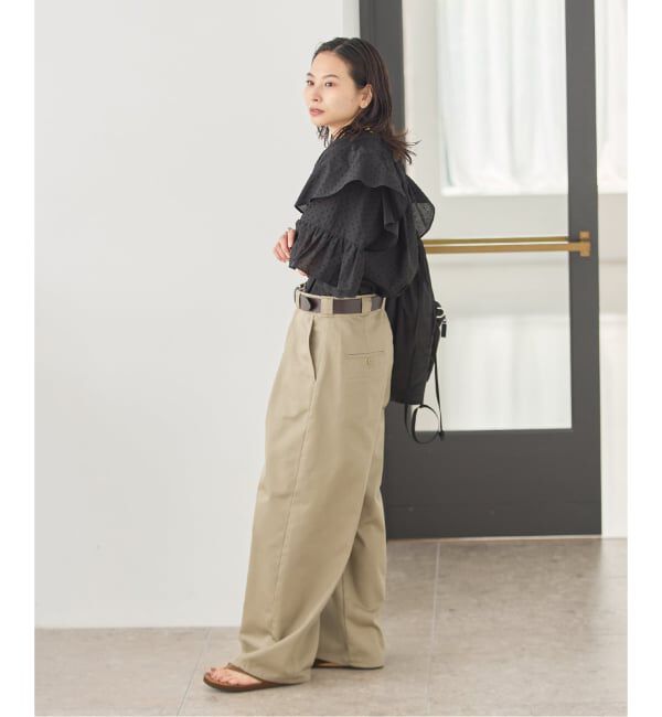 JOURNAL STANDARD「《予約》フロッキードットフリル ブラウス」|シャツ・ブラウス|