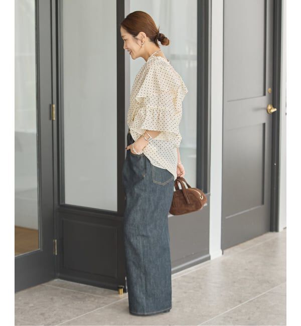 JOURNAL STANDARD「《予約》フロッキードットフリル ブラウス」|シャツ・ブラウス|