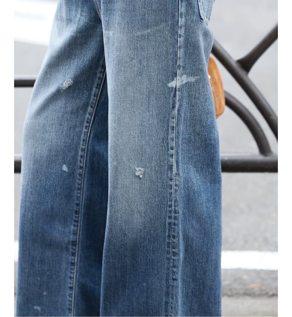 FRAMeWORK「≪予約≫DENIM DELIGHT DAYS セルビッチデニムベルボトムジーンズ」|デニム|