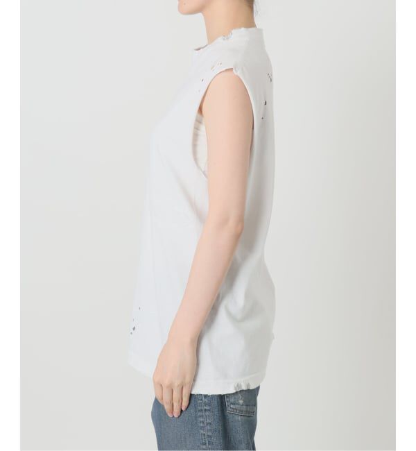 FRAMeWORK「≪予約≫JOHNBULL/ジョンブル クラッシュノースリーブカットオフT」|Tシャツ・カットソー|