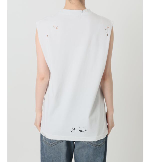 FRAMeWORK「≪予約≫JOHNBULL/ジョンブル クラッシュノースリーブカットオフT」|Tシャツ・カットソー|