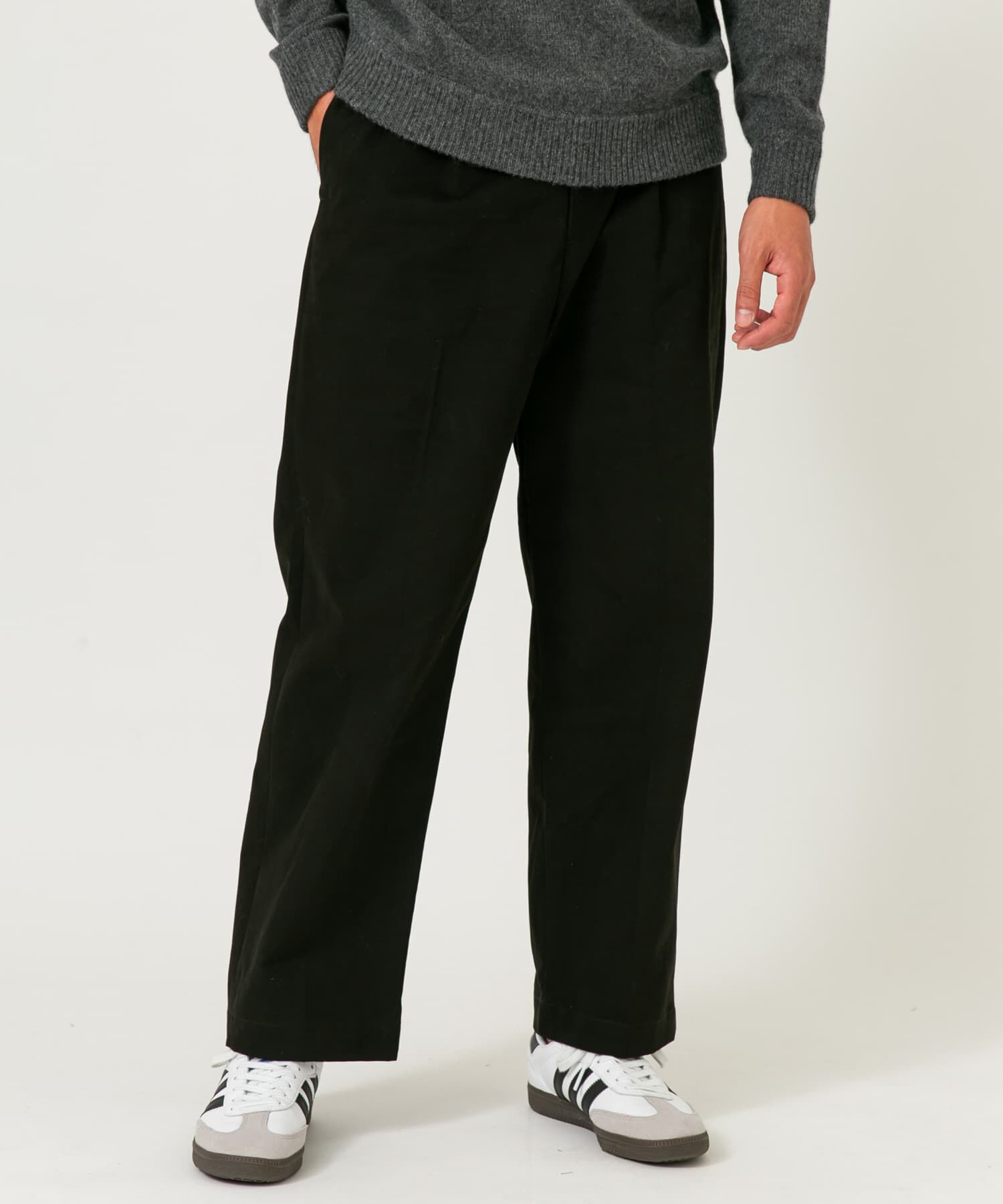 URBAN RESEARCH ROSSO「『XLサイズあり』ストレッチモールスキン1タックワイドスラックス」|その他|